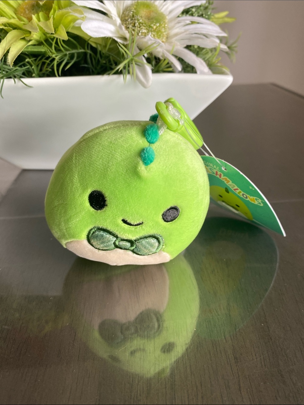 New🌈 Danny the Dino Squishmallows Clip prehistoric animal